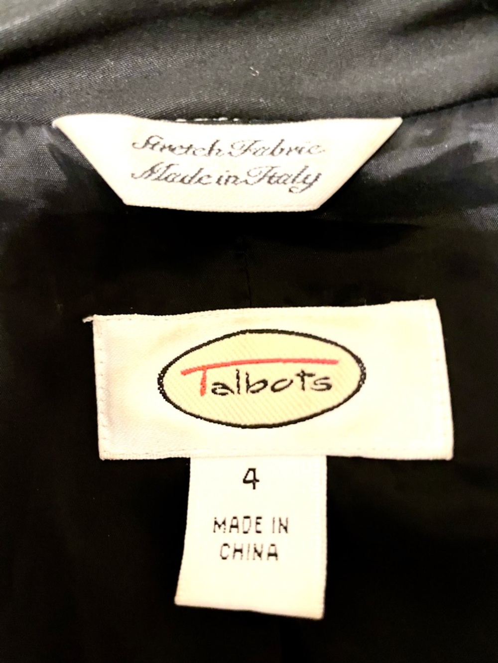 Talbots Classic Black Jacket - Picture 11 of 12
